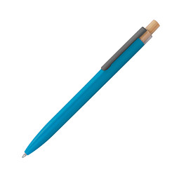 Kugelschreiber aus recyceltem Aluminium , hellblau
