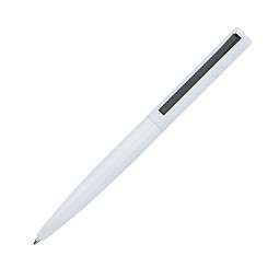 Kugelschreiber aus recyceltem Aluminium , weiss
