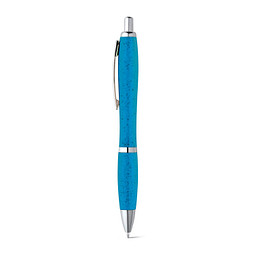 Weizenstroh-Kugelschreiber Terry, blaue Mine, blau