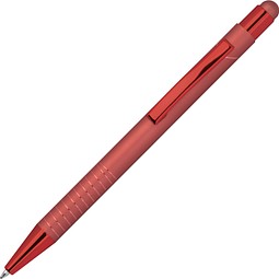 Kugelschreiber mit Touch Pen ANGELO, rot