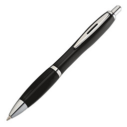 LANCE® Kugelschreiber Rio, blaue Mine, schwarz-opak