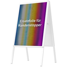 Kundenstopper-Ersatzdruck, A2, bunt