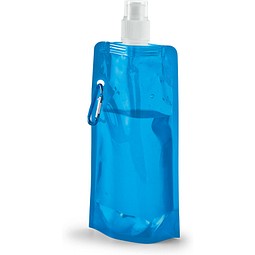 KWILL. 460 ml PE-Faltflasche, Hellblau