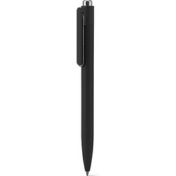 KYLIE SET. Set bestehend aus einem Kugelschreiber und einem Stift ohne Tinte, beide aus Aluminium (94% recycelt), Schwarz