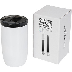 Lagom Kupfer-Vakuum Isolierbecher, 380 ml, weiss