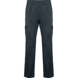 Lange Hose Trooper in Farbkombination, 38, bleigrau/schwarz