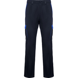 Lange Hose Trooper in Farbkombination, 42, navy/royalblau