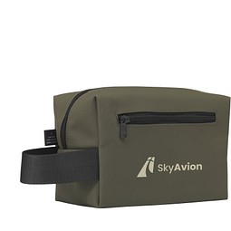 Lennon RCS Recycled PU Kulturtasche, Dunkelgrün