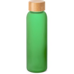 LILLARD GLASS. Trinkflasche aus Mattglas 500ml, Hellgrün