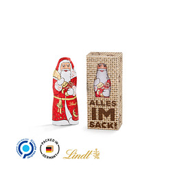 Lindt Weihnachtsmann 10g in der Werbebox, inkl. Druck