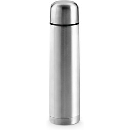 LITER. Thermosflasche aus Edelstahl 1000 ml, Silber