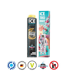 Long Box Shot Ice, Juicy Mango Pine Apple, alkoholfrei, inkl. Druck