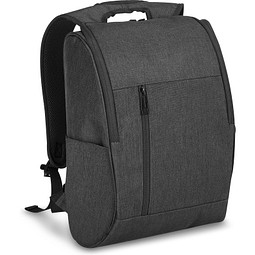LUNAR. Laptop-Rucksack 15.6" aus 600D Polyester, Dunkelgrau