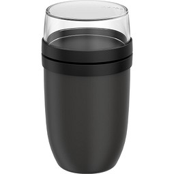 Lunchpot Ellipse XL 750 ml + 300 ml nordic black, nordic black