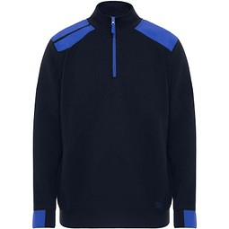 Maverick Pullover für Herren mit halbem Reißverschluss, 280 g/m2, marineblau, 3XL