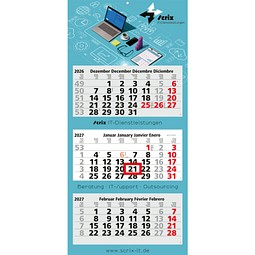 Geiger-Notes Monatskalender Maxi Light 3 Bestseller, inkl. Druck, Deutsch