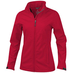 ELEVATE Damen Softshell Jacke Maxson, rot, L