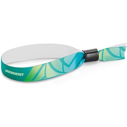 MENDOZA. SET Lanyard SUBLIMATION Slim I (15 mm) Polyesterarmband mit Sicherheitsverschluss, Weiß