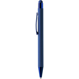 Metall Softtouch Kugelschreiber, blau