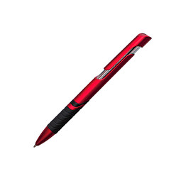 PENKO® Metallic-Kugelschreiber Johannesburg, blaue Mine, rot
