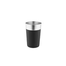 Metmaxx® SteelColourCup, silber/schwarz
