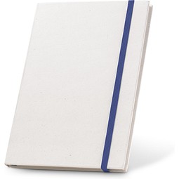 MILKY. A5-Notizblock mit Hardcover aus 100 % recyceltem Papier, Blau