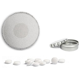 Mini Clic Clac Box, 20 g, zuckerhaltige Pfefferminztabletten, blank, ohne Druck