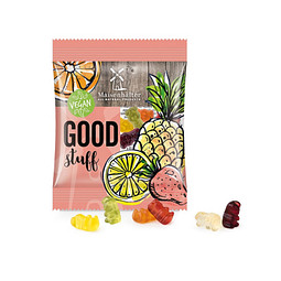 Trolli Minitüte Vegane Gummibärchen, 12 g, inkl. Druck, Folie transparent