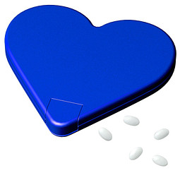 Mint-Spender Herz, standard-blau PP