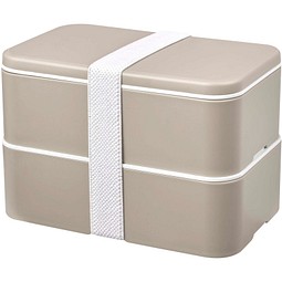 MIYO POP 700 + 700 ml doppelschichtige Lunchbox, sandstone