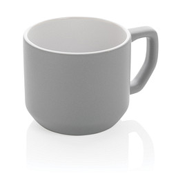 Keramiktasse Calla, 350 ml, grau