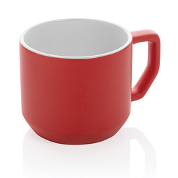 Keramiktasse Calla, 350 ml, rot