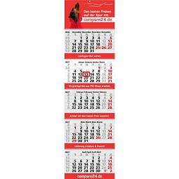 Geiger-Notes Monatskalender Grande Wire-O 5 Bestseller, inkl. Druck, hellgrau