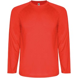 Montecarlo Langarm Sport-Shirt für Männer, rot, L