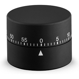 MONTIGNY. Küchenuhr aus ABS, Schwarz