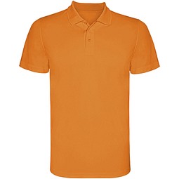 Monzha Sport Poloshirt für Kinder, Fluor Orange, 12