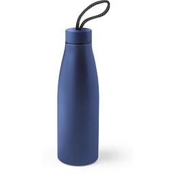 MORGAN. Trinkflasche aus 90% recyceltem Edelstahl 710 mL, Dunkelblau