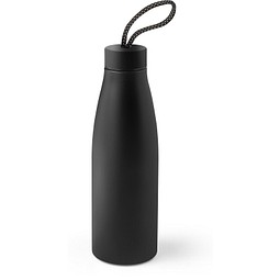 MORGAN. Trinkflasche aus 90% recyceltem Edelstahl 710 mL, Schwarz