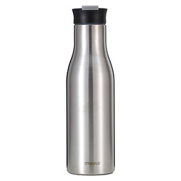 MOULO Edelstahl-Isolierflasche Puls LockLid, 500 ml, silber