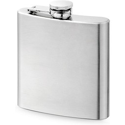 MUSE. Flachmann aus Edelstahl 180 ml, Silber