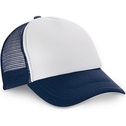 NICOLA. Mütze aus Polyester und Mesh (150 g/m²), Dunkelblau