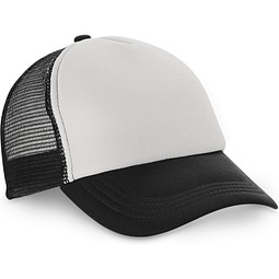 NICOLA. Mütze aus Polyester und Mesh (150 g/m²), Schwarz