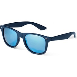 NIGER. Sonnenbrille aus PC mit gespiegelten Brillengläsern, Blau