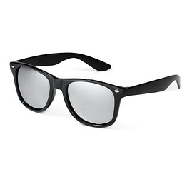 NIGER. Sonnenbrille aus PC mit gespiegelten Brillengläsern, Schwarz