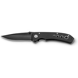 NINJA. Taschenmesser aus Edelstahl und Metall, Schwarz
