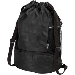 Nomad GRS-recycelter Sportbeutel mit Bodenfach 18 L, schwarz