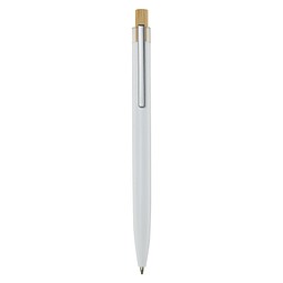 Nooshin Kugelschreiber aus Aluminium, schwarze Mine, weiss