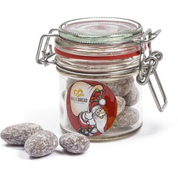 Nostalgie Glas, Zimtmandeln, mit Etikett
