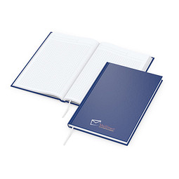 Geiger-Notes Notizbuch Note-Book A5 Bestseller, inkl. Siebdruck, matt-dunkelblau