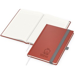 Notizbuch Organic-Book Recycling, rot
